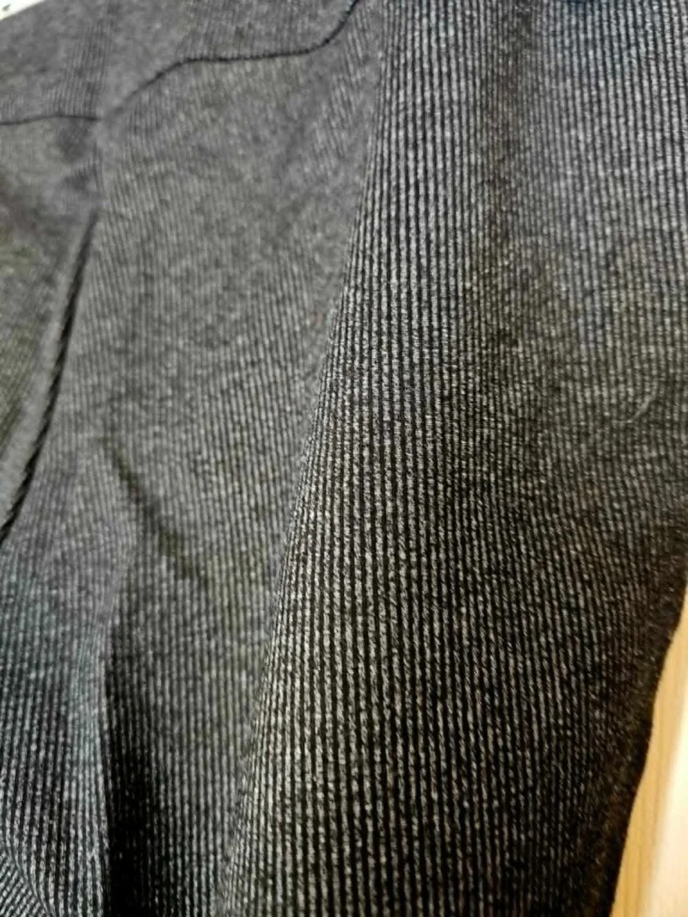 Zac & Rachel Large Gray Pinstriped Straight-leg trousers - Picture 2 of 4